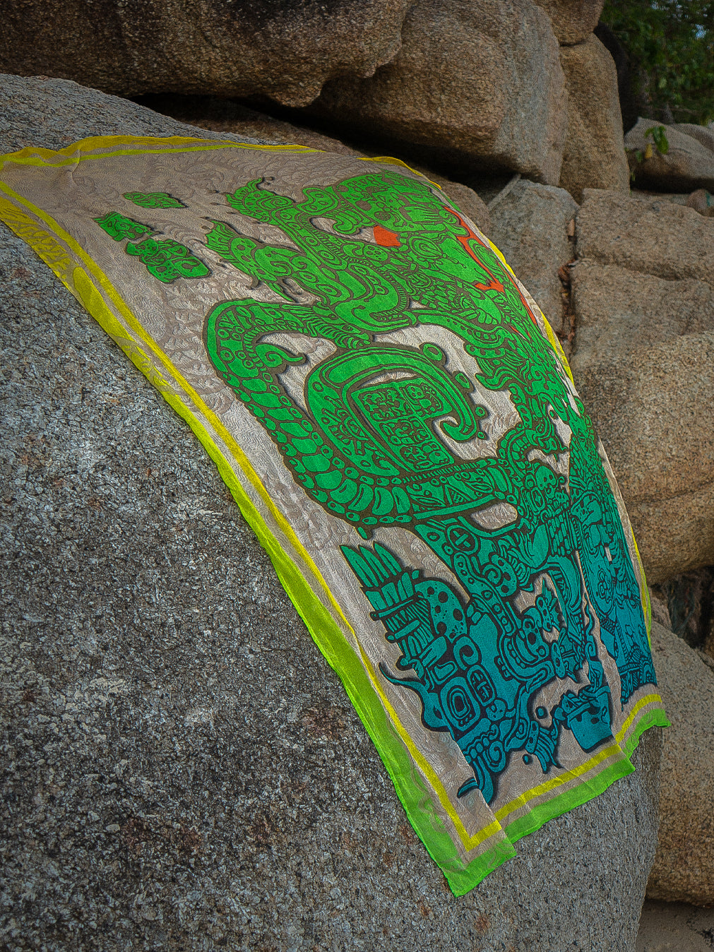 Scarf / Pareo Bamboo - JADEMAYANS SUNSET - Image 7