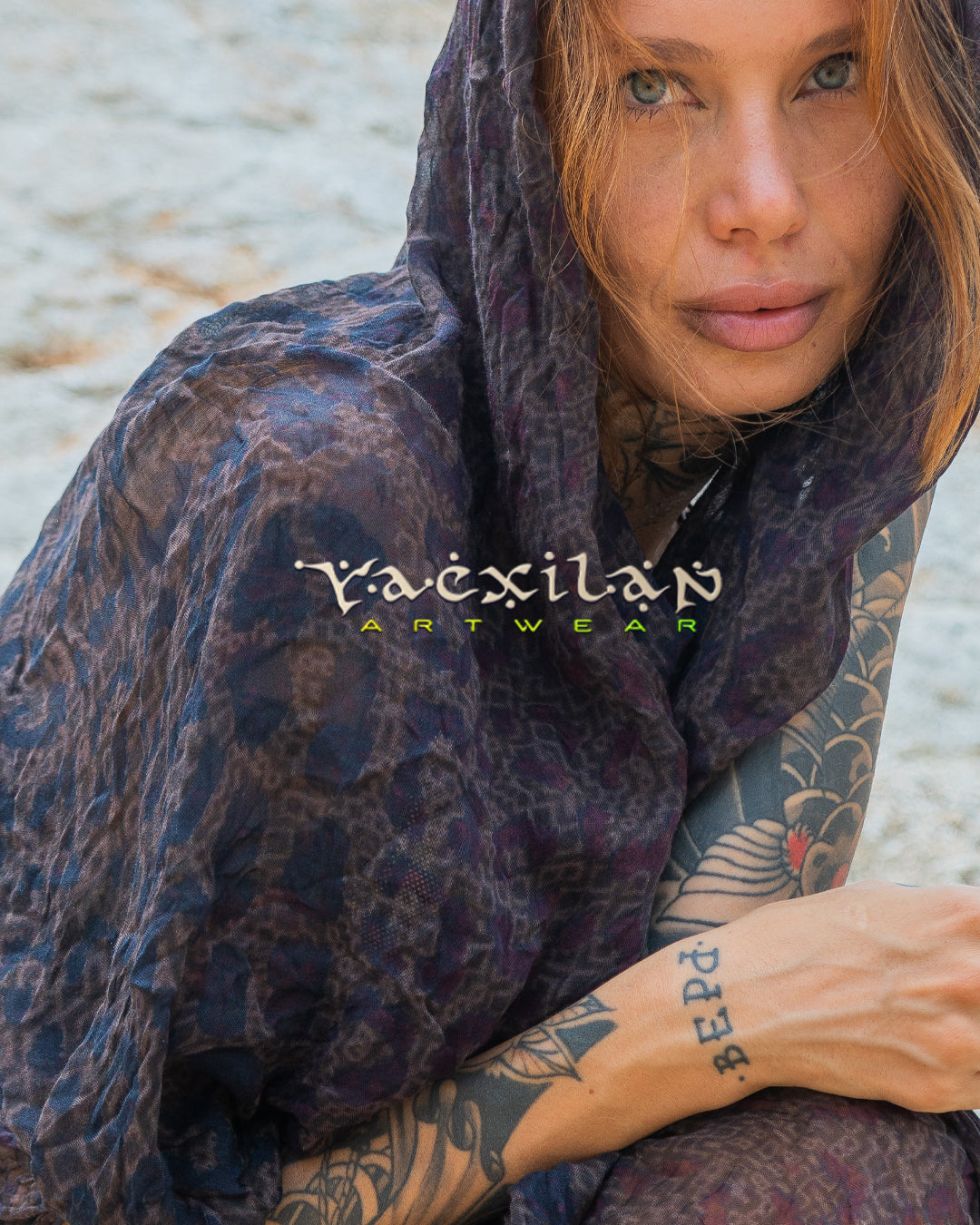 Alternative view of Scarf / Pareo Bamboo - LEOPARDUS LAGARTIKA