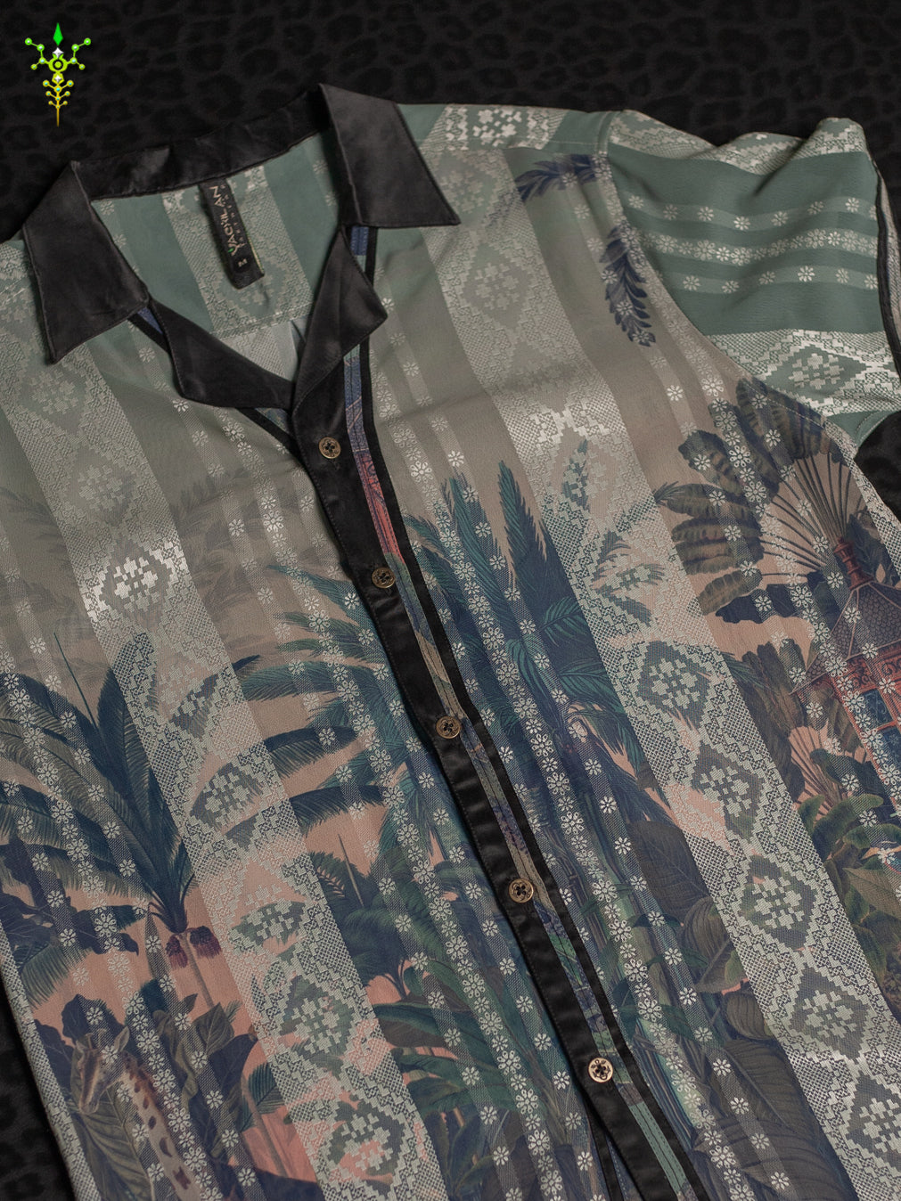 Shirt Men DOLCE Half Sleeves / Japanese Uragiri - BOHO JUNGLATA - Image 2