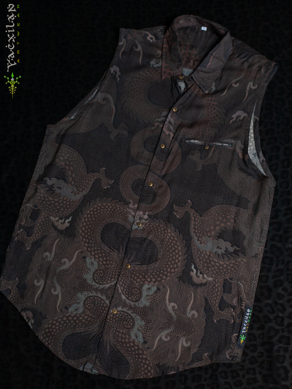 Shirt Men Sleeveless / Bamboo - DRAGONSKIN