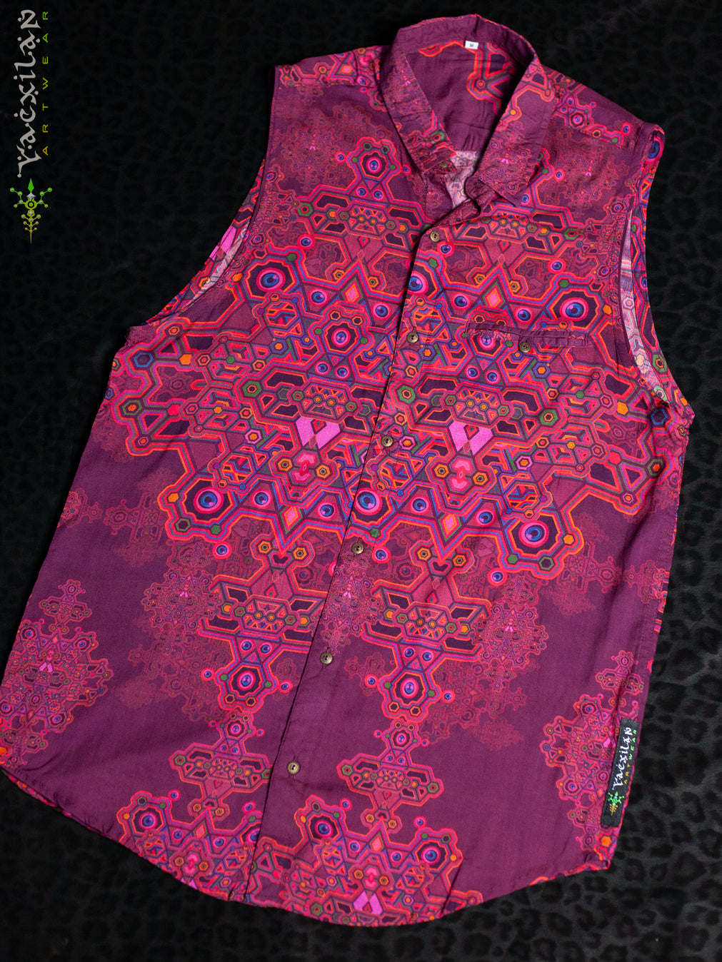 Shirt Men Sleeveless / Bamboo - PINK DEMETRIO