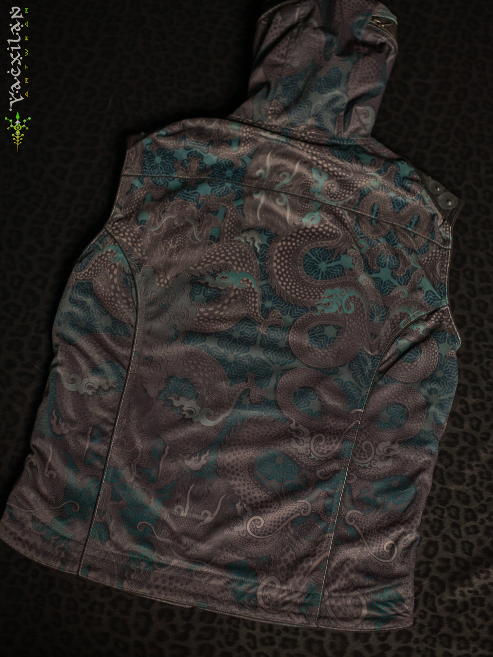 Alternative view of Sleeveless Jacket Men / Velvet Fawn - DRAGONS