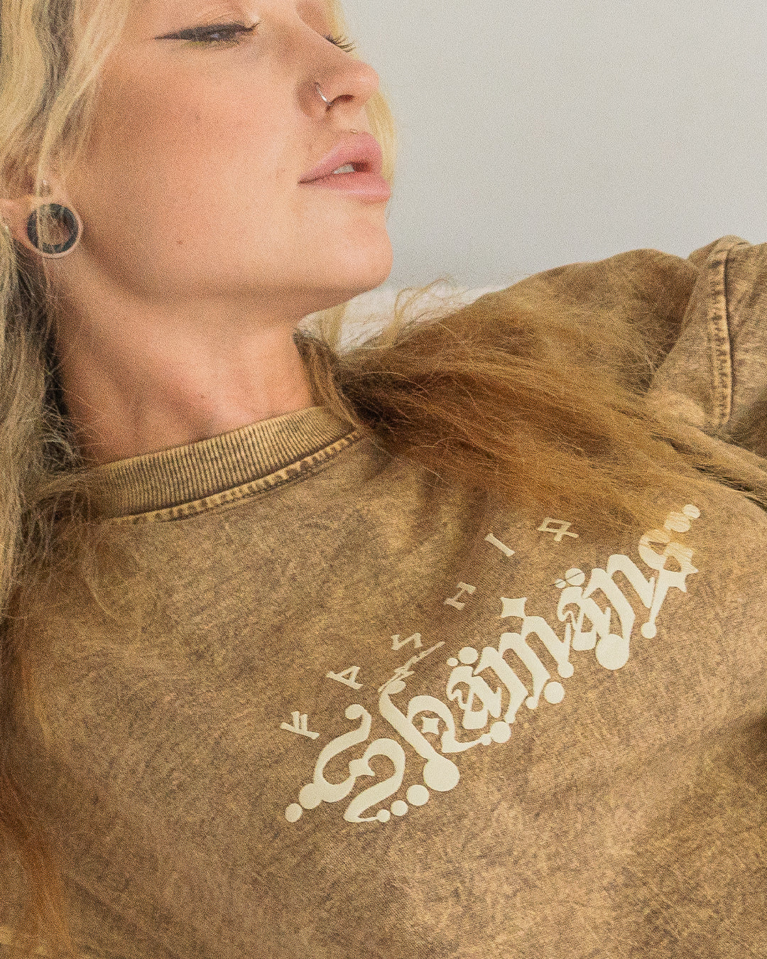 T-Shirt Oversized Men / french Teri Acidwash - SAND SHAMANS - Image 13