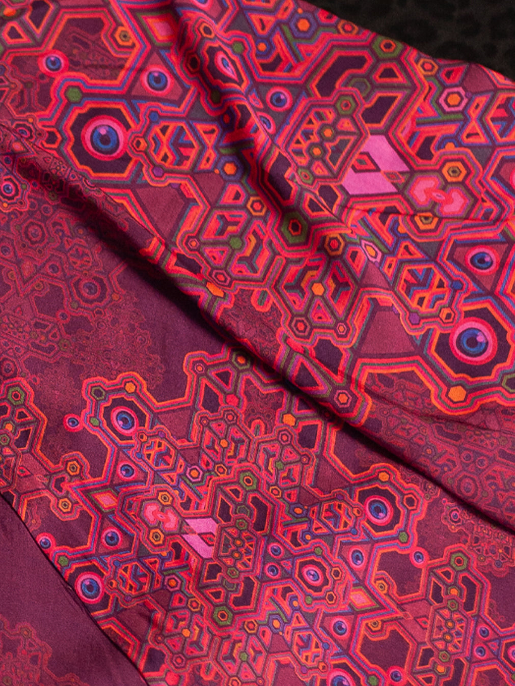 Midi Dress Triangle / Bamboo - PINK DEMETRIO - Image 2