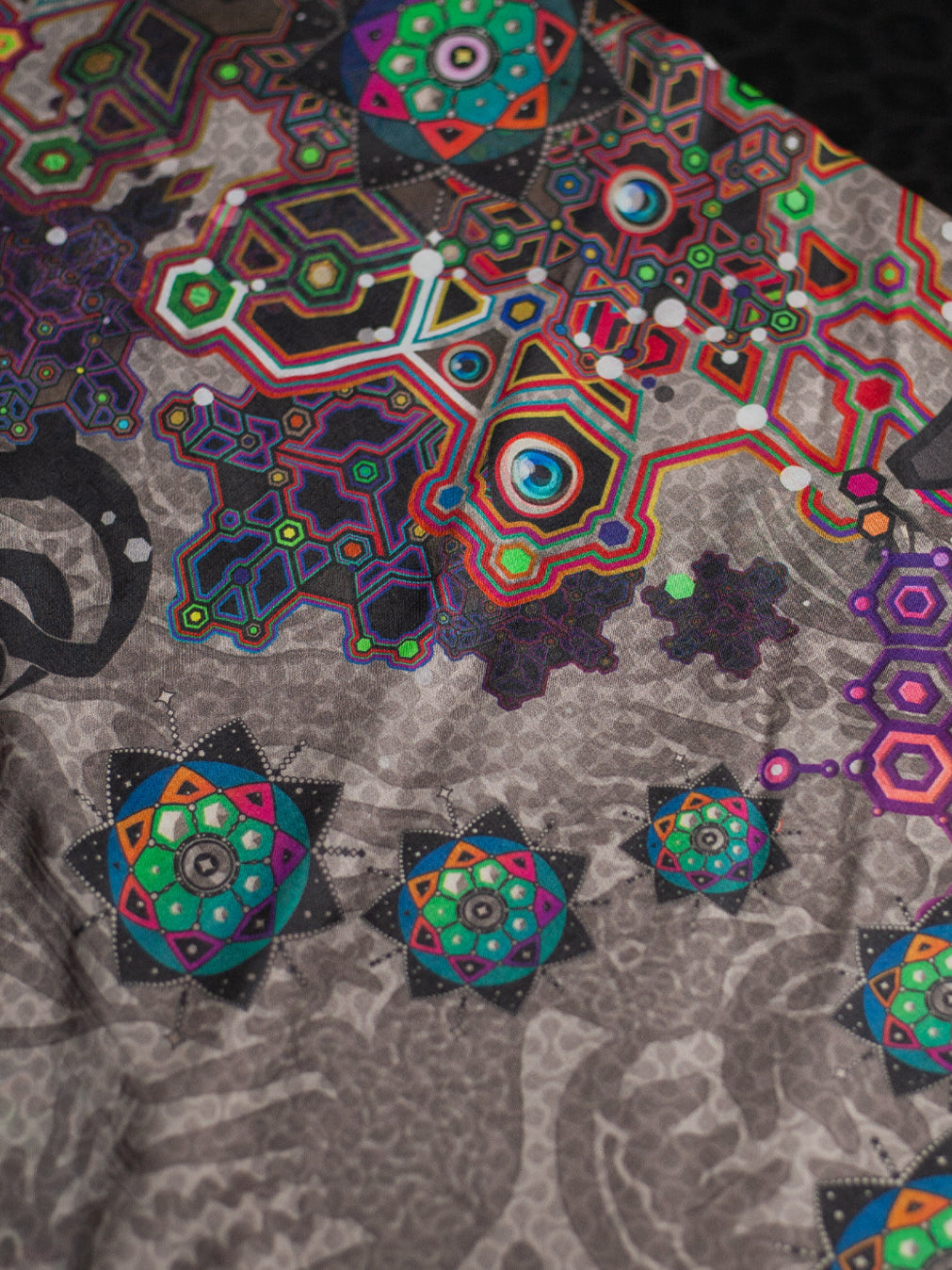 Alternative view of Midi Dress Triangle / Bamboo - VENADO