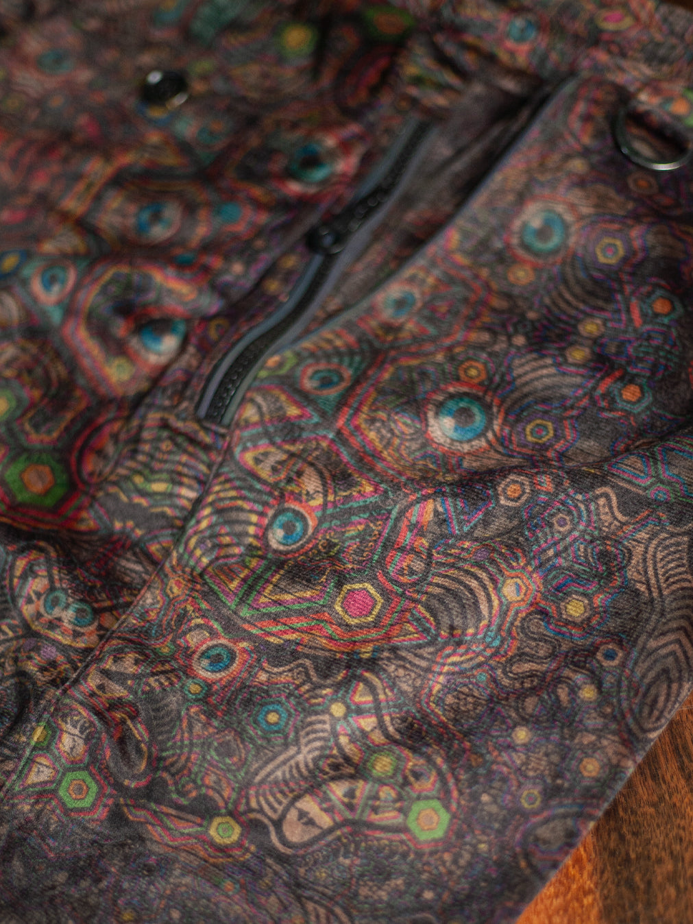 Alternative view of Boxing Short White Mountains Men / Velvet Fawn - PSYCHEDELIKA GALACTIKA