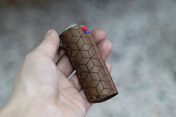 Alternative view of Leather Hexagon Ligher Case