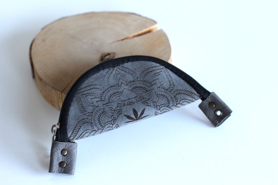 Alternative view of Leather Rolling Pouch: Mandala Herb & Tobacco Mix Bowl