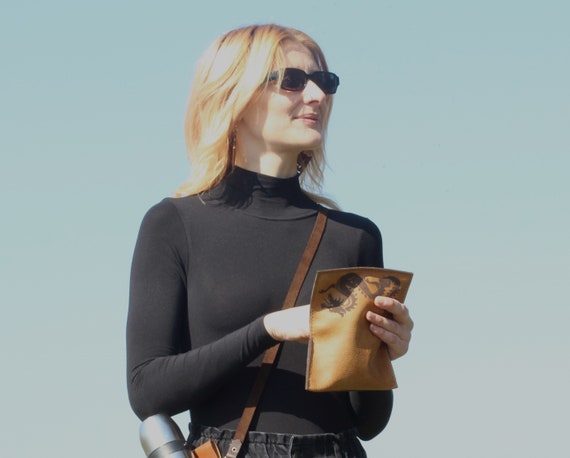 Laser Engraved Dragon Leather Tobacco Pouch, Personalized Smoker Gift - Image 6