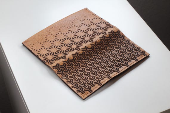 Leather Tobacco Pouch: Sacred Geometry Rolling Case - Image 4